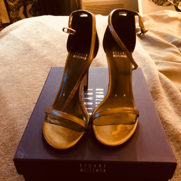 NWT Stuart Weizmann nudistrong sandals size 6 - Picture 3 of 5